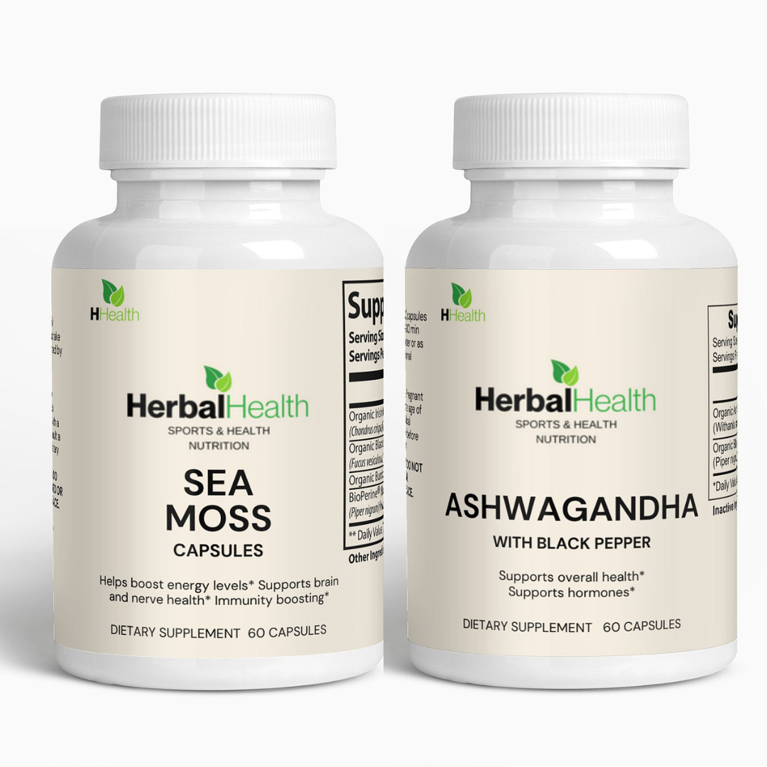 Sea Moss and Ashwagandha Stack